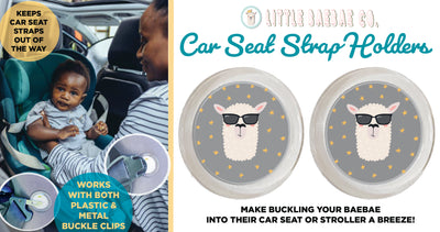 NEW! Car Seat Strap Holders - Little BaeBae