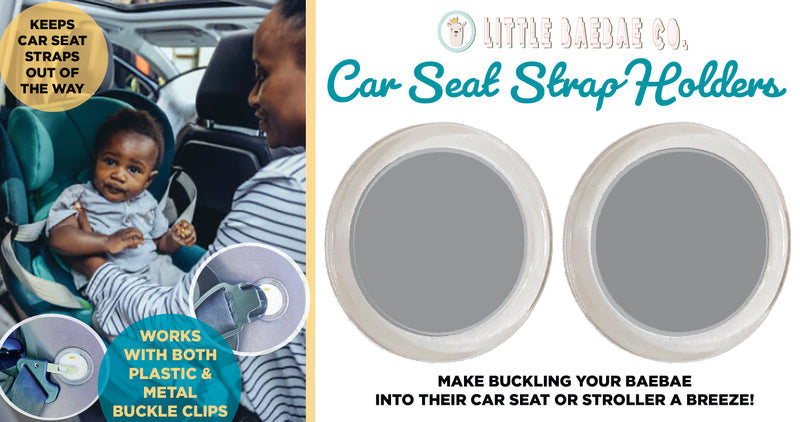 NEW! Car Seat Strap Holders - Little BaeBae