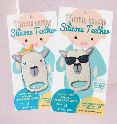 Silicone Llama Teethers (Baby Teether) - Little BaeBae